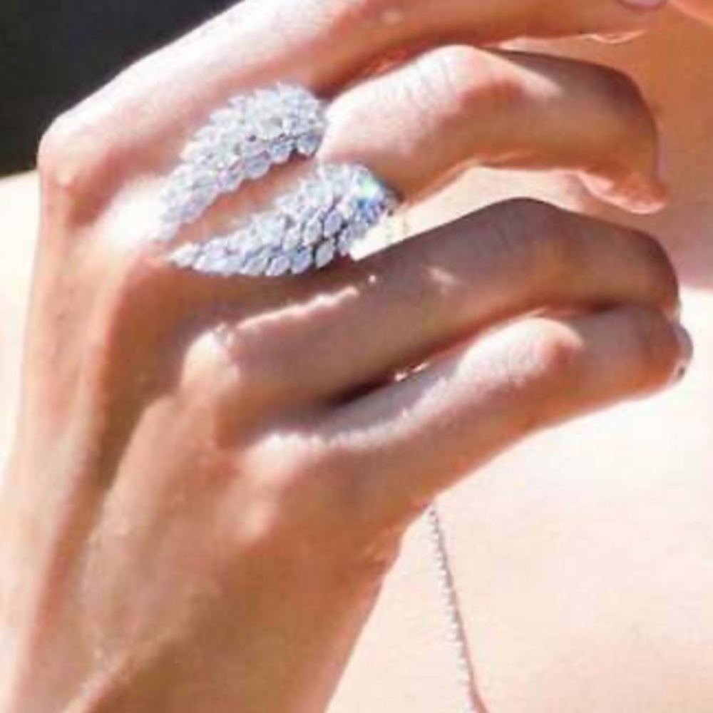 New Sterling silver Luxury Adjustable Ring - Picture 4 of 5